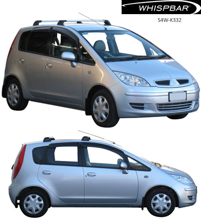 Yakima Whispbar roof racks Mitsubishi Colt